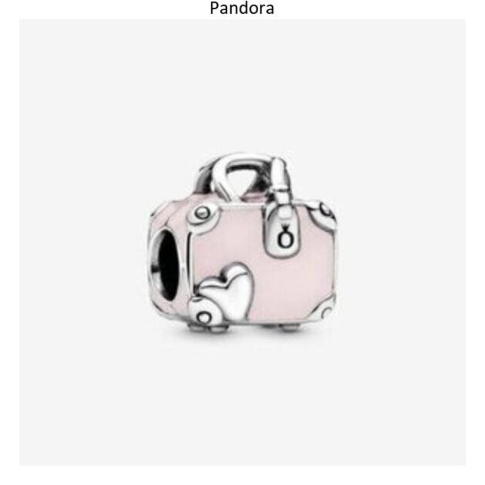 Pandora Pink Heart Luggage Charm